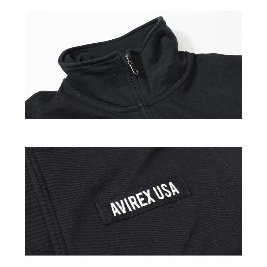 AVIREX（アヴィレックス） ファティーグ スタンドジップジャケット 裏