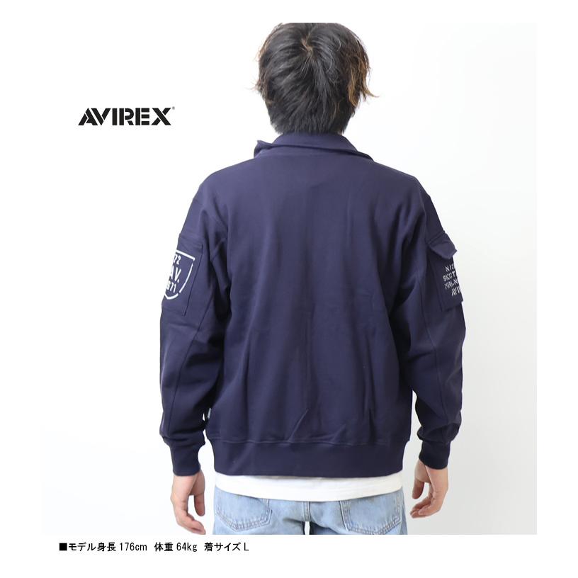 AVIREX アヴィレックス ファティーグ スタンドジップジャケット