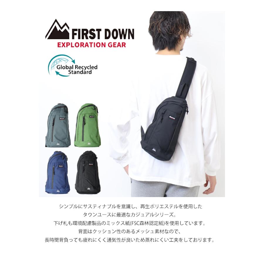 FIRST DOWN EXPLORATION GEAR ファーストダウン ボディバッグ ボディー