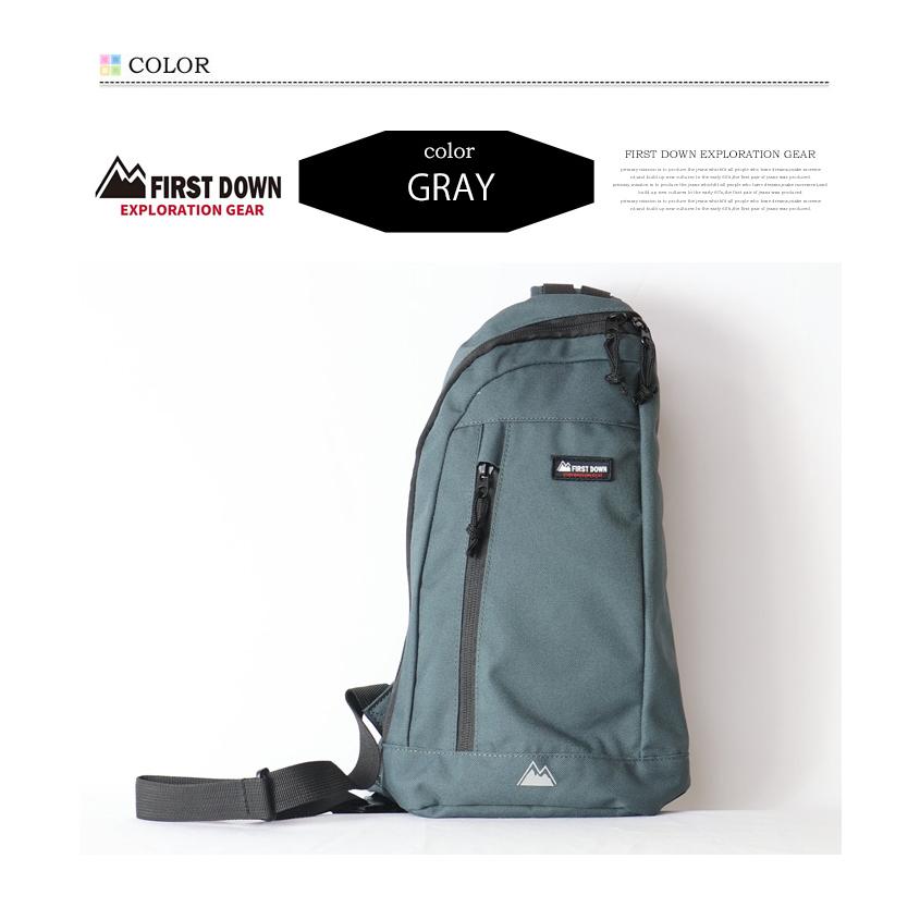 FIRST DOWN EXPLORATION GEAR ファーストダウン ボディバッグ ボディー