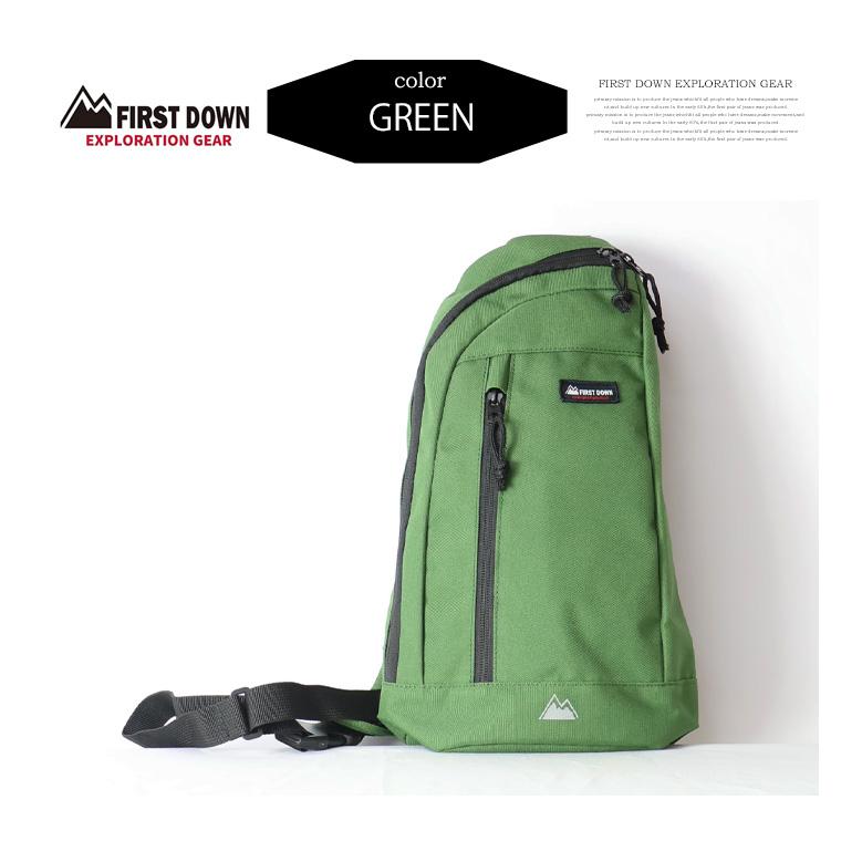 FIRST DOWN EXPLORATION GEAR ファーストダウン ボディバッグ ボディー