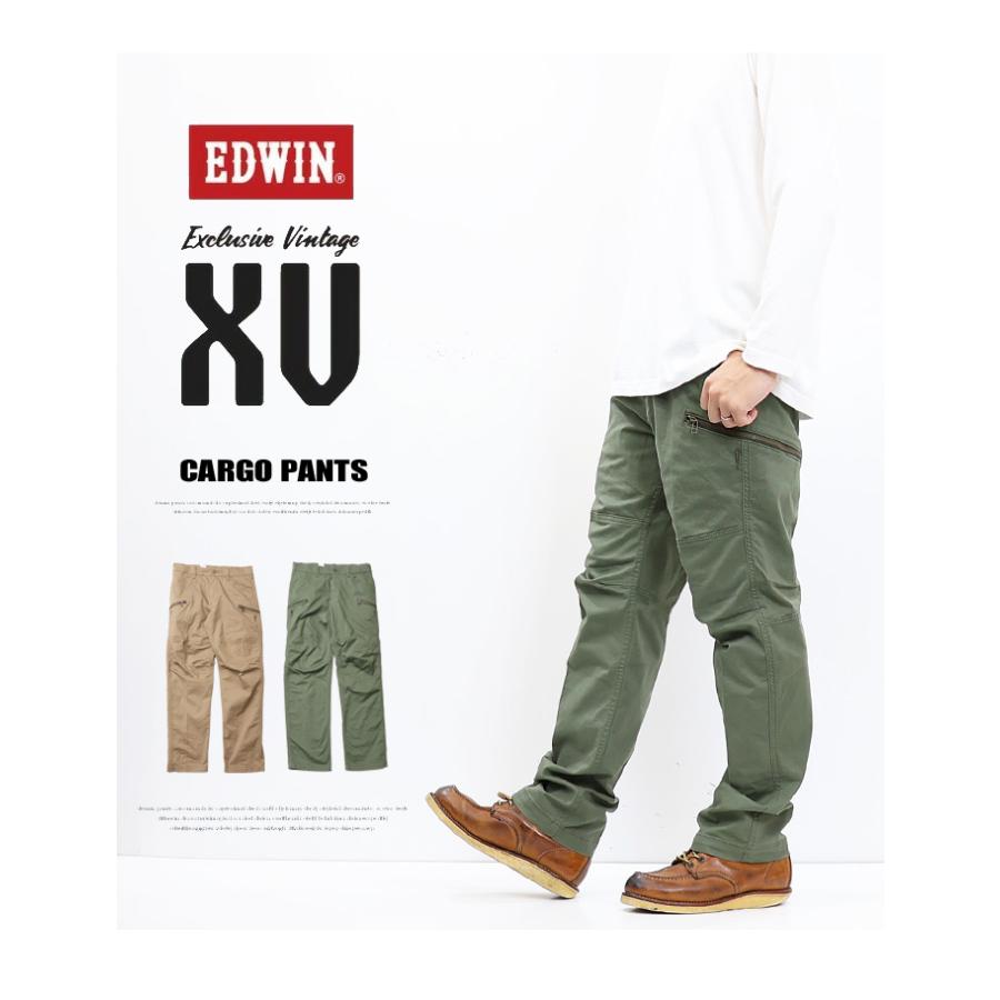 EDWIN エドウィン XV カーゴパンツ ストレッチ パンツ メンズ EDWIN エドウィン XV カーゴパンツ ストレッチ パンツ メンズ