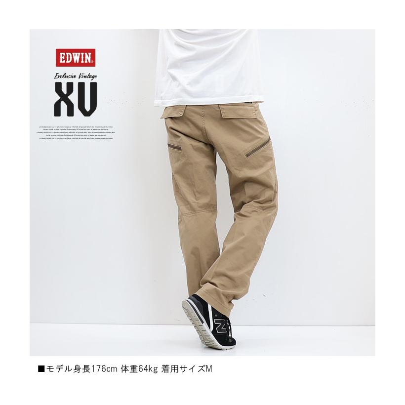 EDWIN エドウィン XV カーゴパンツ ストレッチ パンツ メンズ EDWIN エドウィン XV カーゴパンツ ストレッチ パンツ メンズ