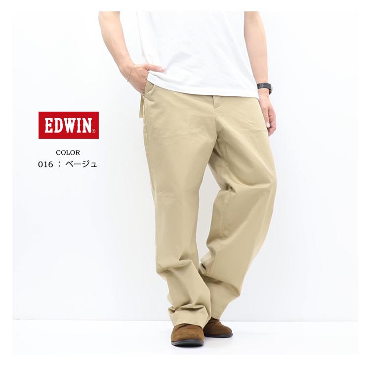 EDWIN（エドウィン） KHAKIS レギュラーフィット チノパンツ