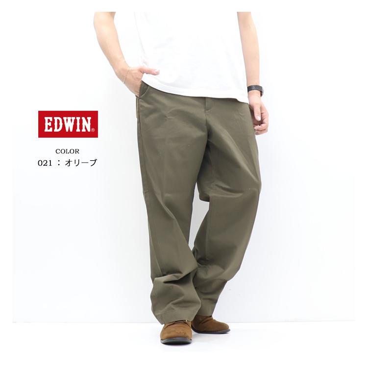 EDWIN（エドウィン） KHAKIS レギュラーフィット チノパンツ