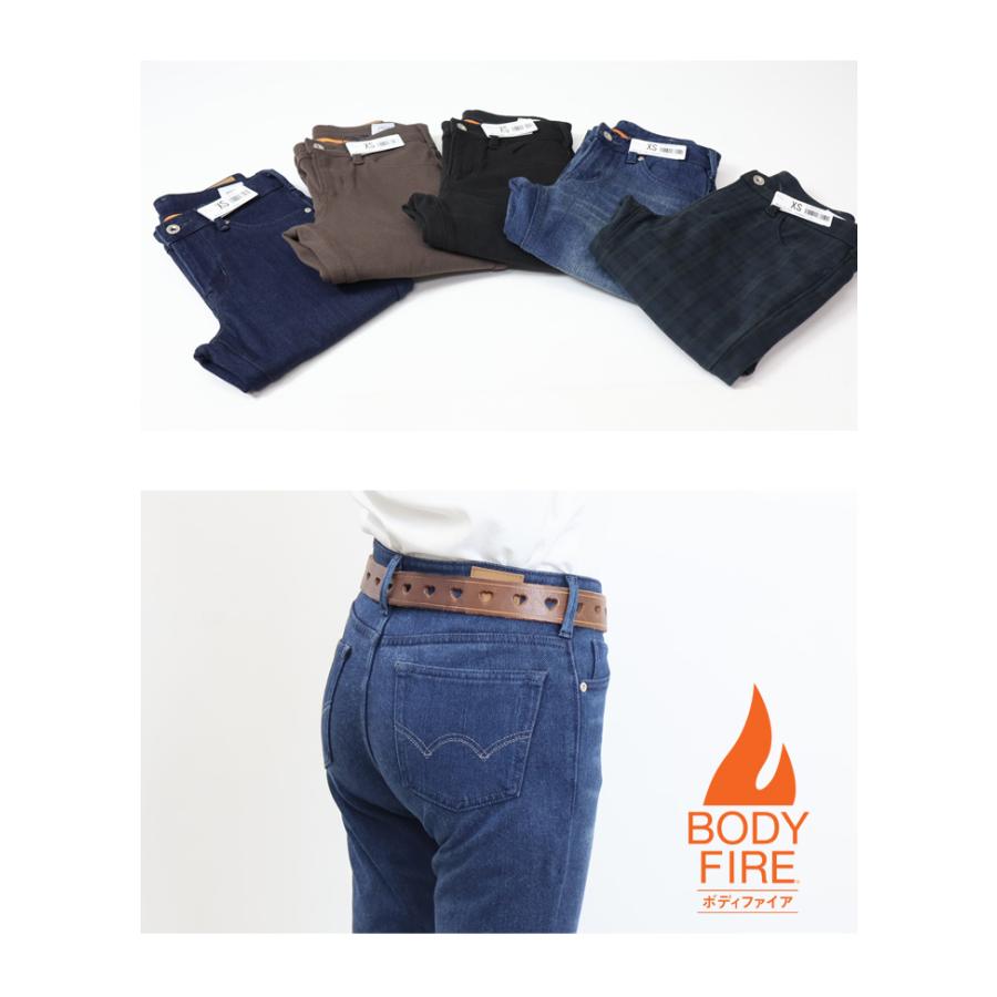 SALE セール EDWIN エドウィン ジャージーズ レディース 暖パン JWM02W BODY FIRE 裏起毛 スリムストレート ストレッチ 暖かいジーンズ 送料無料 | JERSEYS | 10