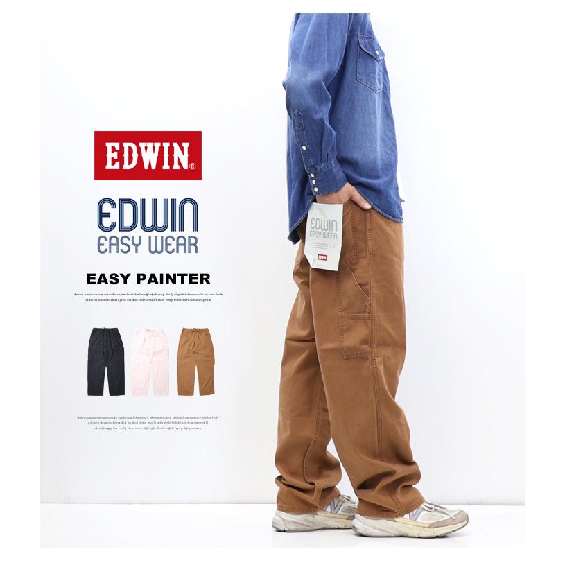 EDWIN エドウィン EASY WEAR EEW02 イージーペインターパンツ ダック素材 イージーパンツ メンズ 送料無料 | 503 | 01