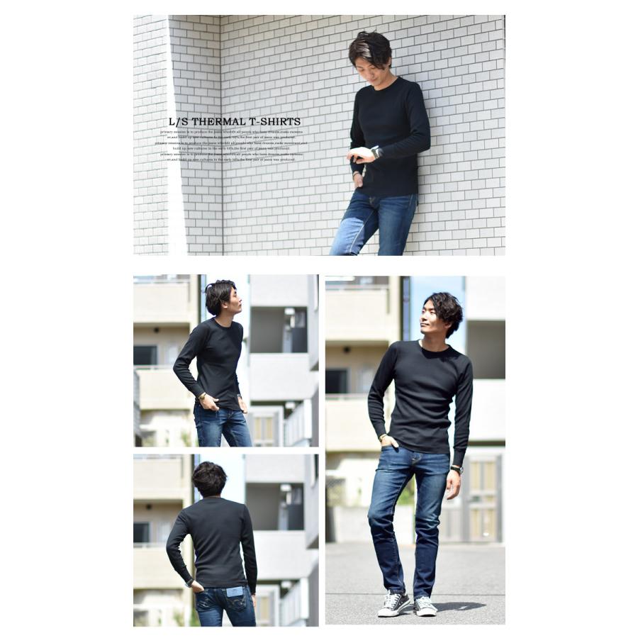 AVIREX アヴィレックス サーマル素材 クルーネック 長袖Tシャツ ロンT 長T 無地 メンズ ワッフル素材 アビレックス 783-3930006 | AVIREX | 09