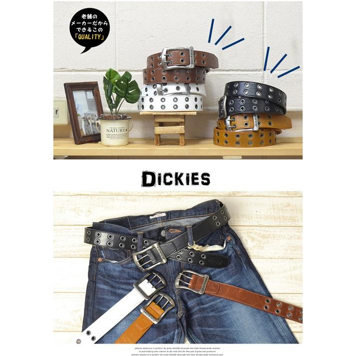 Dickies（ディッキーズ） Dickies 40mm幅 ハトメ ダブルピン PUレザー