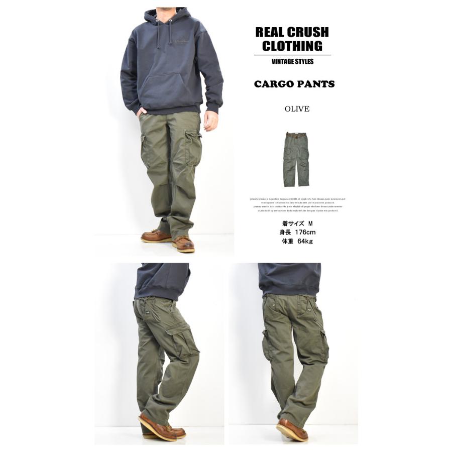 EDWIN REAL CRUSH CLOTHING ベルト付き カーゴパンツ ツイル EDWIN REAL CRUSH CLOTHING ベルト付き カーゴパンツ ツイル