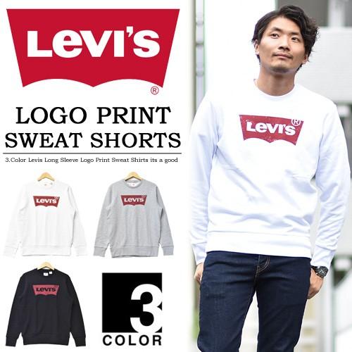 Levi S リーバイス ロゴプリント スウェットシャツ バットウイング トレーナー ロゴスウェット トップス メンズ グラフィックロゴ 送料無料 Rex One 通販 Yahoo ショッピング