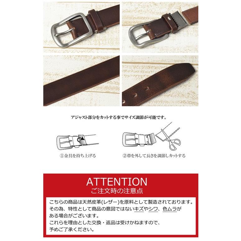 Levi's（リーバイス） Levi's 40mm幅 レザーベルト ギャリソンベルト