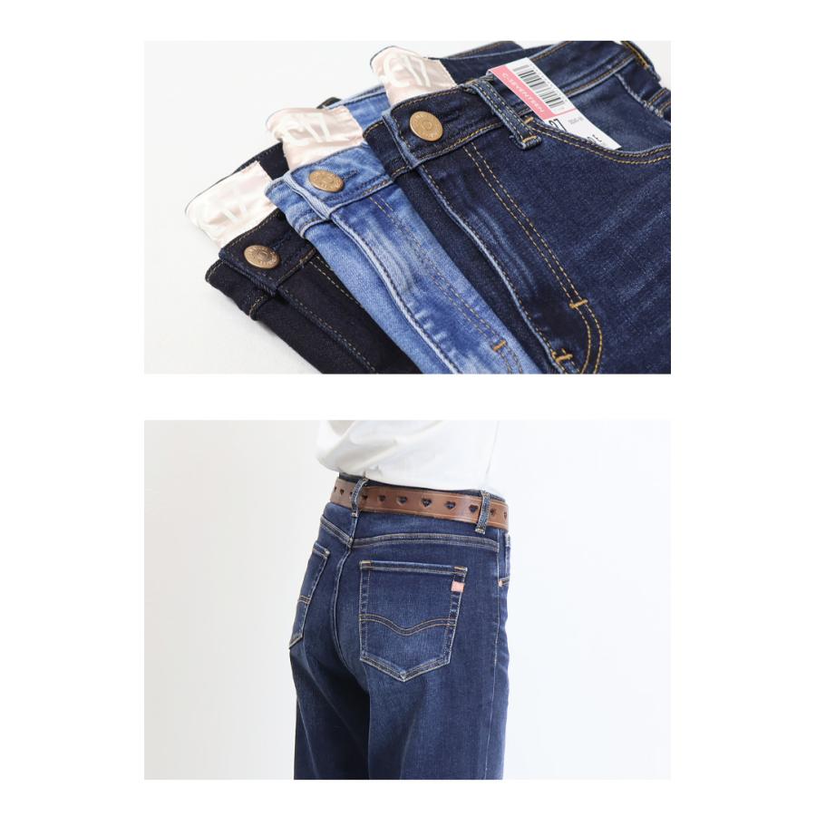 C17 C-SEVENTEEN CB345 ベーシック ワイド デニム ジーンズ ストレッチ シーセブンティーン 送料無料 レディース | C17 | 11