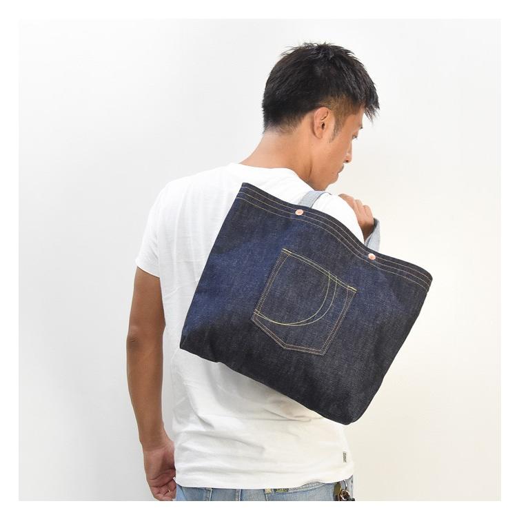 桃太郎ジーンズ デニムトートバッグ 日本製 MOMOTARO JEANS 桃太郎ジーンズ デニムトートバッグ 日本製 MOMOTARO JEANS