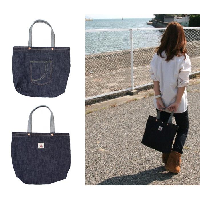 桃太郎ジーンズ デニムトートバッグ 日本製 MOMOTARO JEANS 桃太郎ジーンズ デニムトートバッグ 日本製 MOMOTARO JEANS