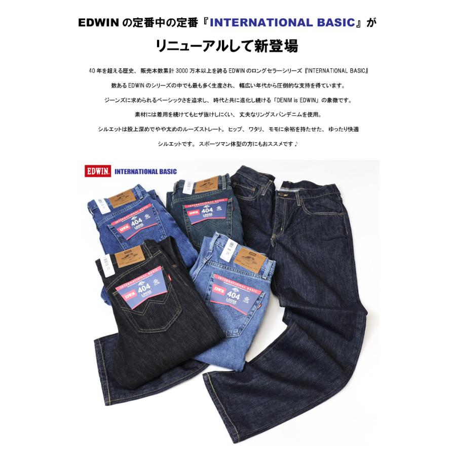 INTERNATIONAL BASIC 大きいサイズ EDWIN エドウィン