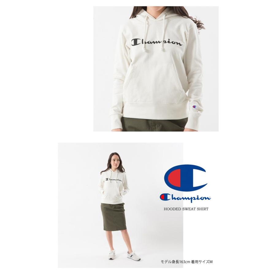 SALE セール Champion チャンピオン レディース ロゴプリント プルオーバー スウェットパーカープルパーカー 裏毛スウェット ウィメンズ 定番 CW-K111 | Champion | 02