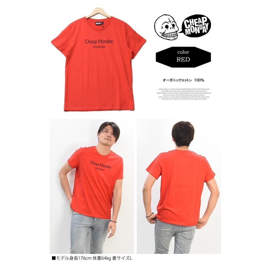 SALE CHEAP MONDAY チープマンデー　プリント 半袖 Tシャツ 半T メンズ レディース ユニセックス ロゴTシャツ カットソー インナー 0638599 | CHEAP MONDAY | 06