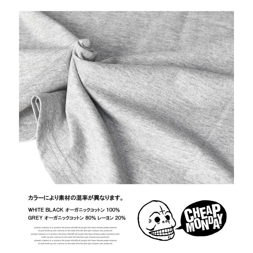 SALE CHEAP MONDAY チープマンデー　プリント 半袖 Tシャツ 半T メンズ レディース ユニセックス ロゴTシャツ カットソー インナー 0638599 | CHEAP MONDAY | 07