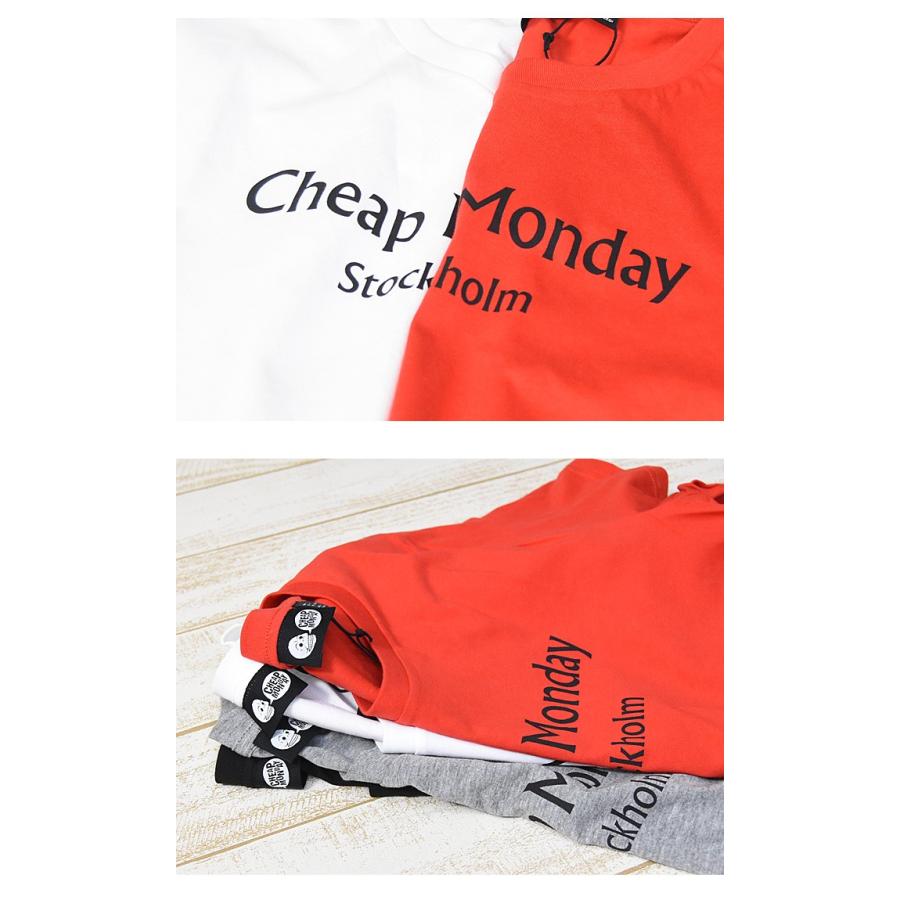 SALE CHEAP MONDAY チープマンデー　プリント 半袖 Tシャツ 半T メンズ レディース ユニセックス ロゴTシャツ カットソー インナー 0638599 | CHEAP MONDAY | 08