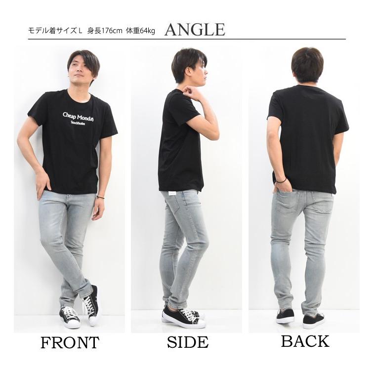SALE CHEAP MONDAY チープマンデー　プリント 半袖 Tシャツ 半T メンズ レディース ユニセックス ロゴTシャツ カットソー インナー 0638599 | CHEAP MONDAY | 09