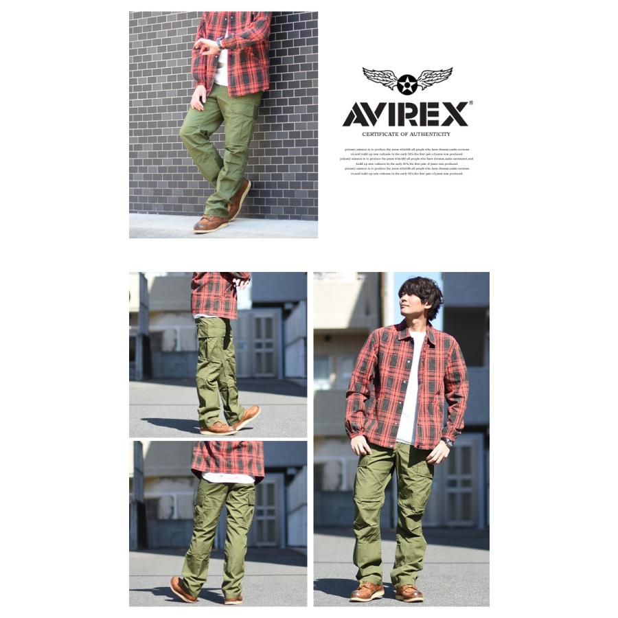 AVIREX アビレックス コットン リップストップ ファティーグパンツ カーゴパンツ メンズ 送料無料 6176084｜rexone｜12
