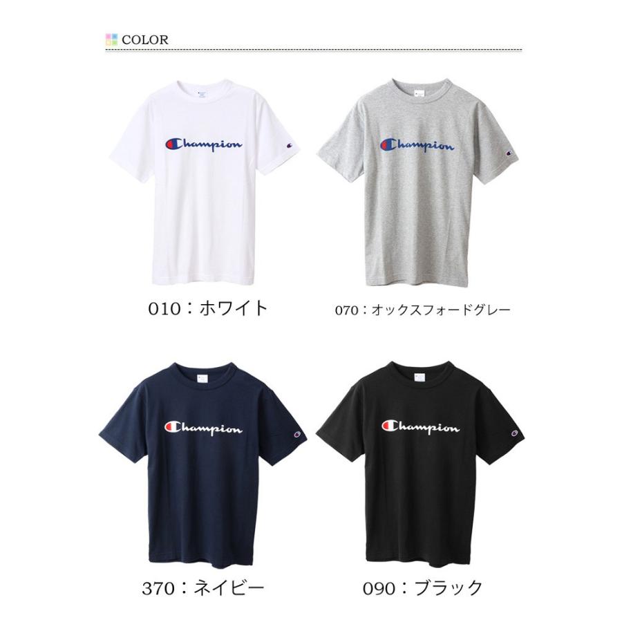 大きいサイズ Champion チャンピオン ロゴプリント 半袖Tシャツ メンズ レディース ユニセックス プリントＴシャツ ロゴＴシャツ 定番 C3-P302L | Champion | 02