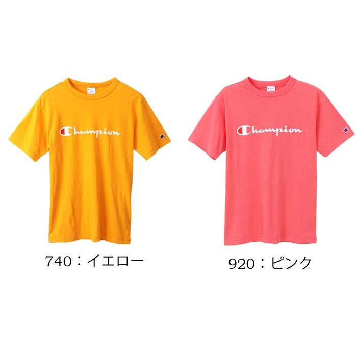 大きいサイズ Champion チャンピオン ロゴプリント 半袖Tシャツ メンズ レディース ユニセックス プリントＴシャツ ロゴＴシャツ 定番 C3-P302L | Champion | 03