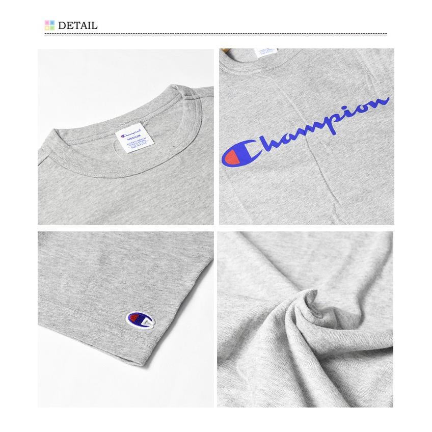 大きいサイズ Champion チャンピオン ロゴプリント 半袖Tシャツ メンズ レディース ユニセックス プリントＴシャツ ロゴＴシャツ 定番 C3-P302L | Champion | 09