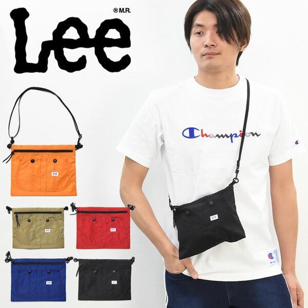 Lee リー オーバーオールポケット サコッシュ バッグ メンズ レディース ユニセックス キッズ ショルダーバッグ ボディバッグ ナイロン 送料無料 LA0258 | Lee