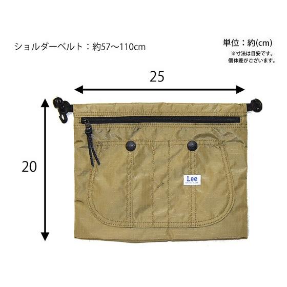 Lee リー オーバーオールポケット サコッシュ バッグ メンズ レディース ユニセックス キッズ ショルダーバッグ ボディバッグ ナイロン 送料無料 LA0258 | Lee | 10