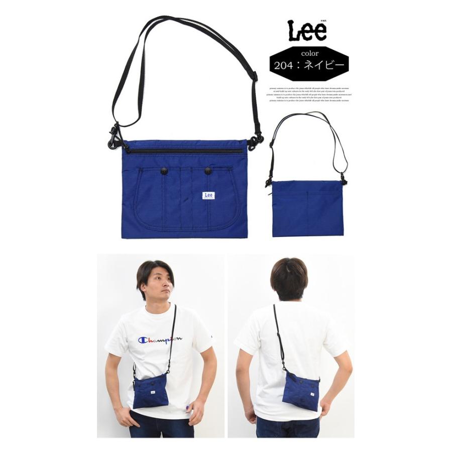 Lee リー オーバーオールポケット サコッシュ バッグ メンズ レディース ユニセックス キッズ ショルダーバッグ ボディバッグ ナイロン 送料無料 LA0258 | Lee | 03