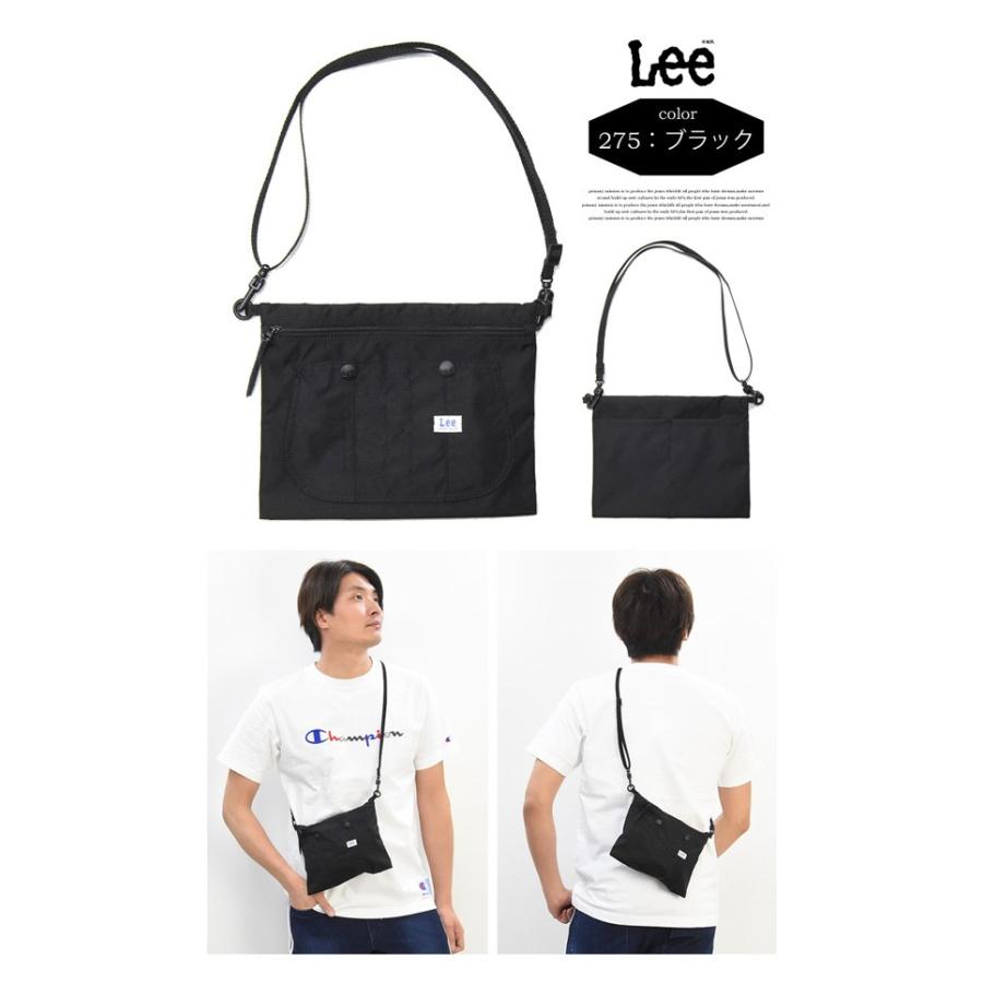 Lee リー オーバーオールポケット サコッシュ バッグ メンズ レディース ユニセックス キッズ ショルダーバッグ ボディバッグ ナイロン 送料無料 LA0258 | Lee | 05