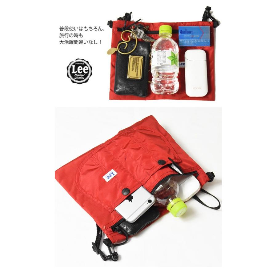 Lee リー オーバーオールポケット サコッシュ バッグ メンズ レディース ユニセックス キッズ ショルダーバッグ ボディバッグ ナイロン 送料無料 LA0258 | Lee | 09