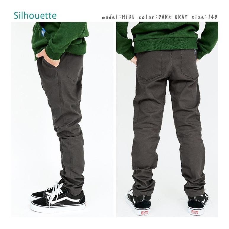 キッズ 毎日スタイリッシュパンツ  120cm〜160cm ストレッチ 長ズボン ロングパンツ ジュニア 小学生 CUB by KRIFF MAYER KC1737881K | KRIFF MAYER | 10