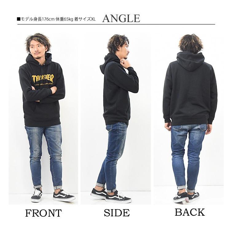 THRASHER（スラッシャー） ロゴプリント スウェットパーカー 裏起毛