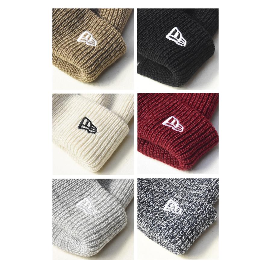 NEW ERA（ニューエラ） ソフトカフニット ニット帽 ロゴ刺繍 ニット