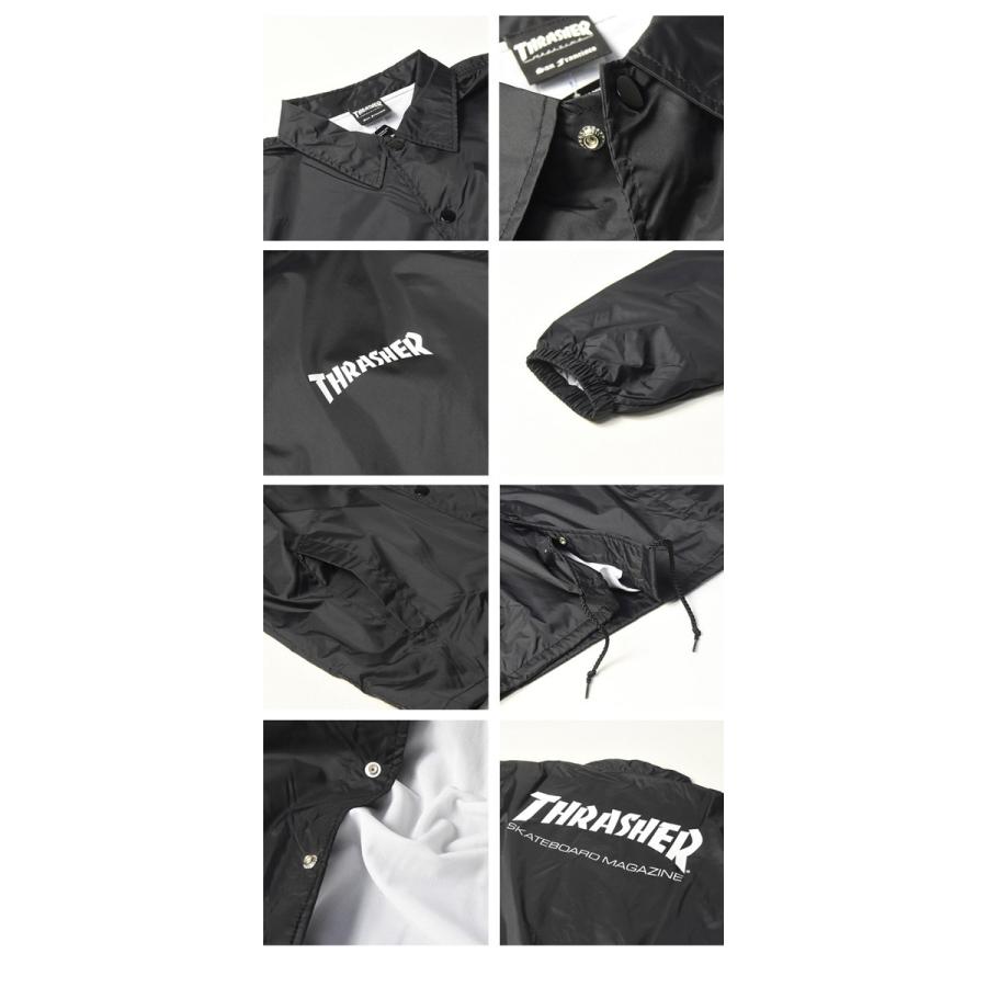 AA スラッシャー コラボ　コーチジャケット　ブラック　Sサイズ　ブラック 楽天市場】スラッシャー THRASHER MAG NYLON COACH JKT