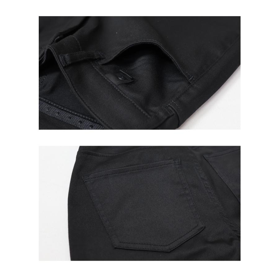 EDWIN エドウィン レディース ハタラクロ ストレート パンツ ストレッチ ボトムス 仕事着 作業着 送料無料 ミスエドウィン MEB013-75 ブラック 黒の画像
