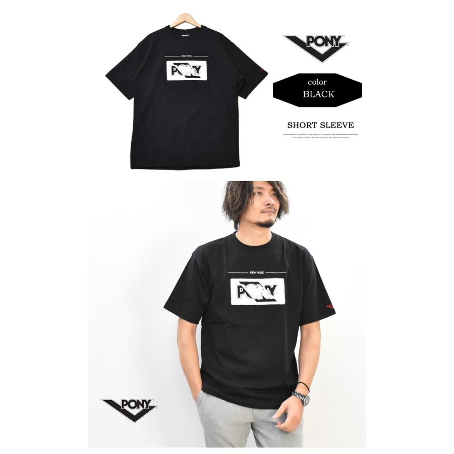 SALE セール PONY ポニー サガラ刺繍 ロゴ 半袖 Tシャツ USAコットン 半T ボックスロゴ 半袖Tシャツ ロゴ刺繍 ロゴTシャツ P1914001 | GRAMICCI | 07