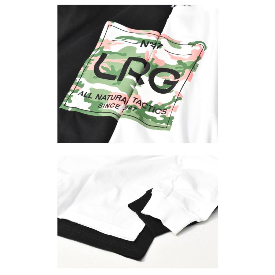 SALE セール LRG エルアールジー 長袖tシャツ ロンT tシャツ プリント ストリート スケーター グラフィック メンズ men's 正規品 I191027 | LRG | 07