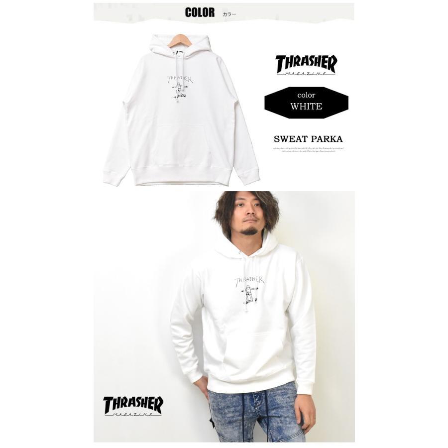 THRASHER（スラッシャー） ロゴプリント スウェットパーカー 裏毛