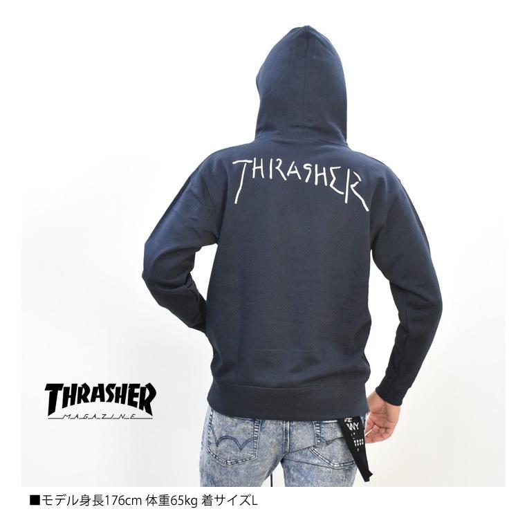 THRASHER（スラッシャー） ロゴプリント スウェットパーカー 裏毛