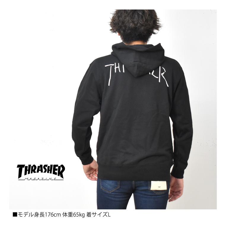 THRASHER（スラッシャー） ロゴプリント スウェットパーカー 裏毛