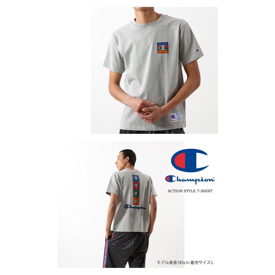 Champion（チャンピオン） ロゴプリント 半袖 Tシャツ バックプリント