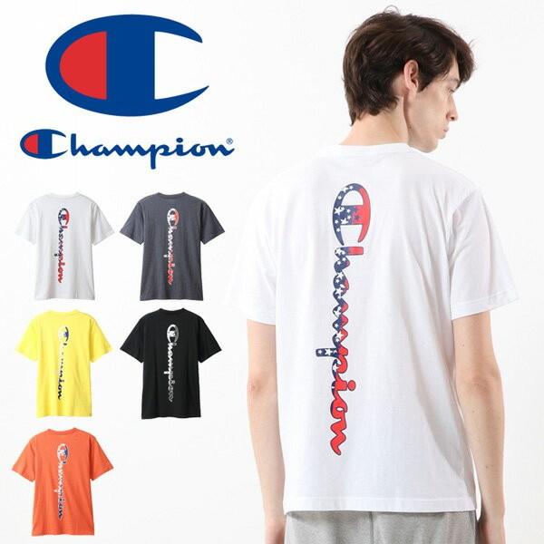 SALE セール Champion チャンピオン バックプリント 半袖 Tシャツ ロゴプリント C3-RS309 | Champion