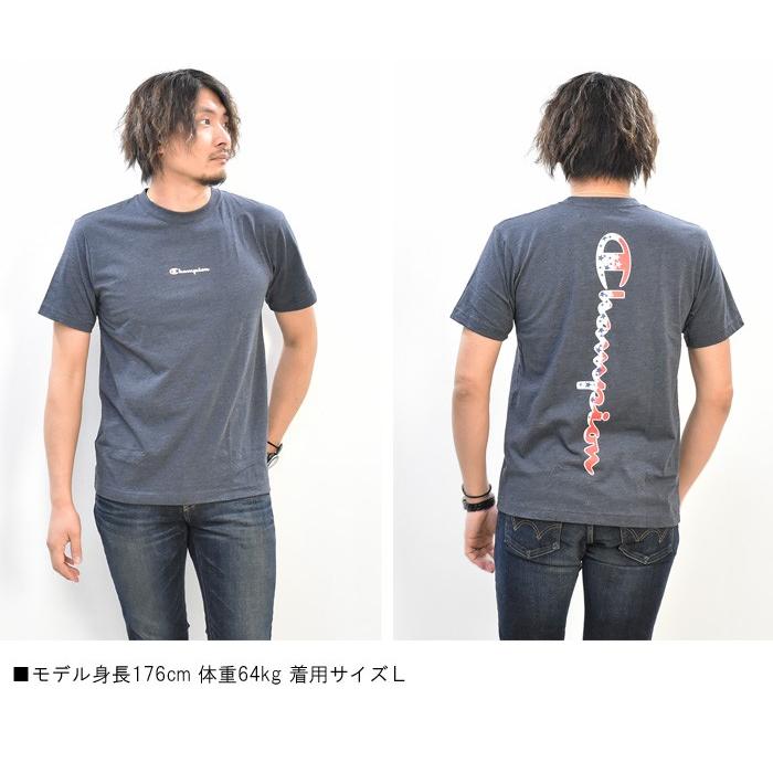 SALE セール Champion チャンピオン バックプリント 半袖 Tシャツ ロゴプリント C3-RS309 | Champion | 05