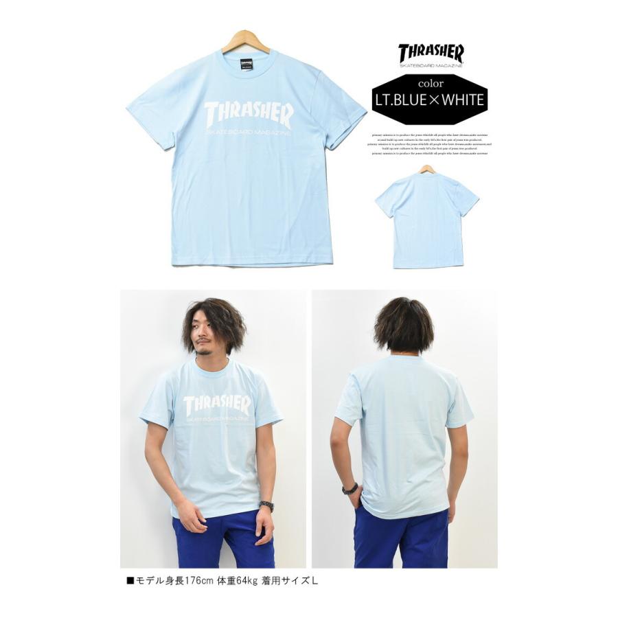 THRASHER（スラッシャー） ロゴプリント 半袖 Tシャツ マグロゴ ロゴT