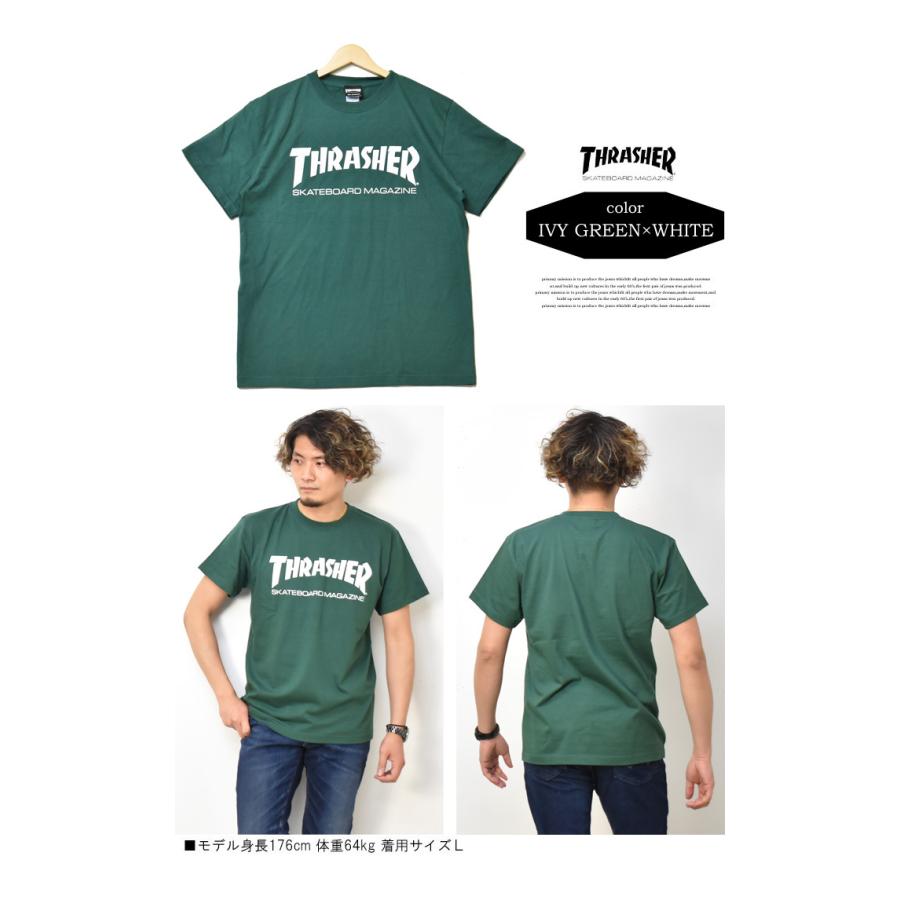 THRASHER（スラッシャー） ロゴプリント 半袖 Tシャツ マグロゴ ロゴT