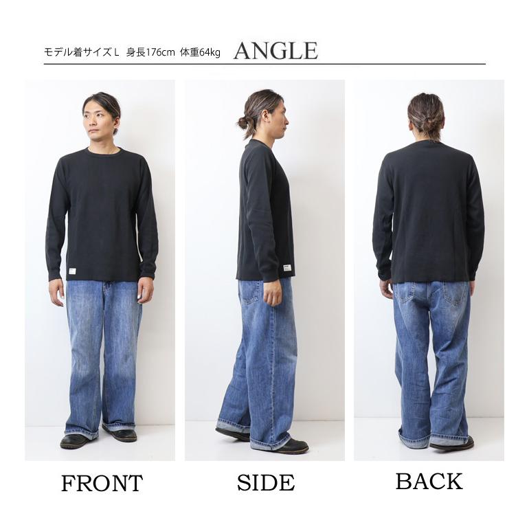 Schott N.Y.C（ショット） Schott ハニカムワッフル クルーネック 長袖